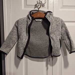 H&M 3/4T Fleece Hoodie in Gray